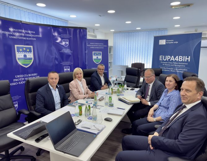 Održan sastanak u okviru projekta EUPA4BiH s predstavnicima SIPA-e te realizovana obuka službenika Ureda